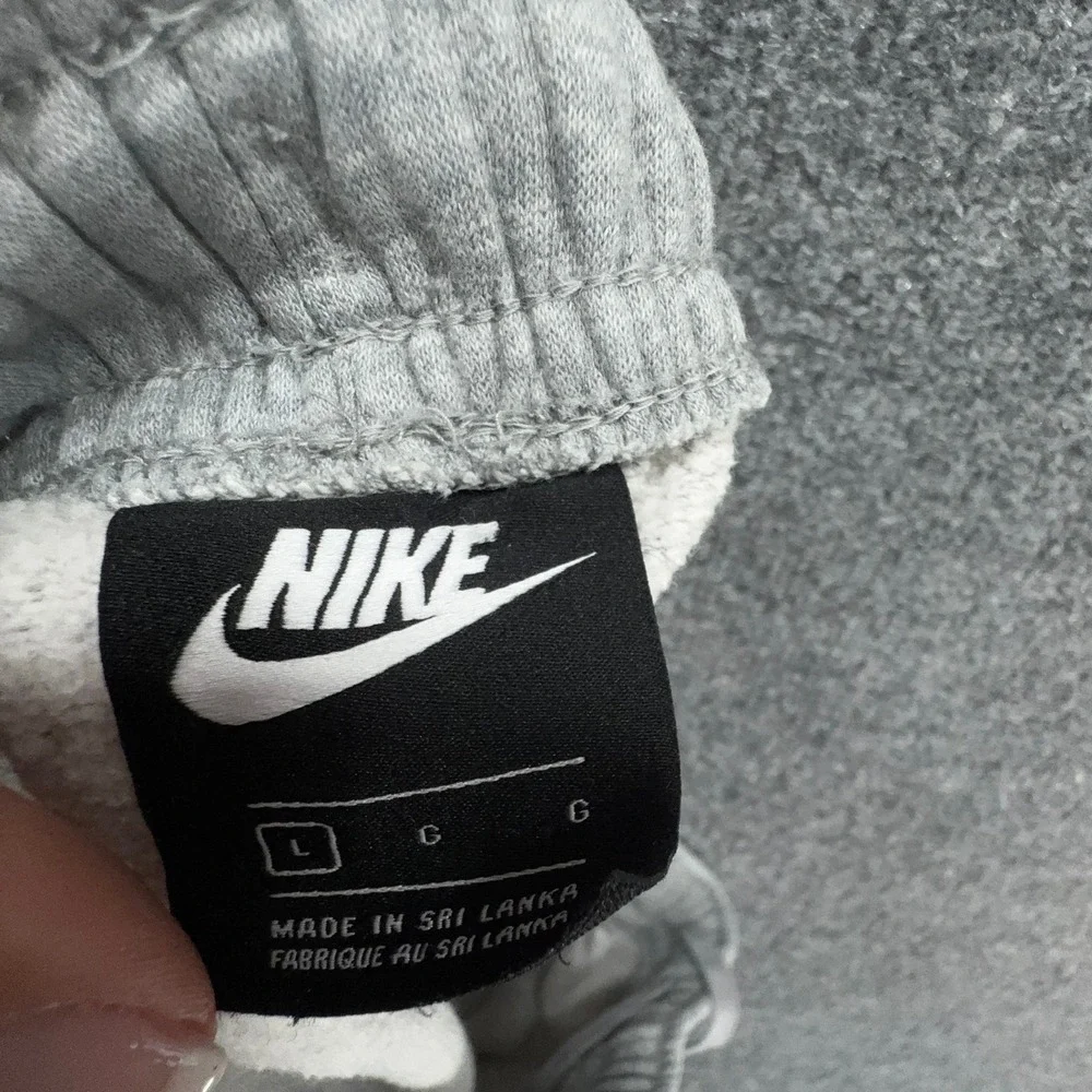 Nike Sweatpants Boys Large Gray Fleece Youth Kids Active Lounge Sportswear